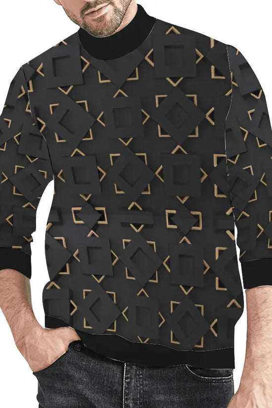 Classic Black Turtleneck Long Sleeve Knitted Sweaters - IVORYNN