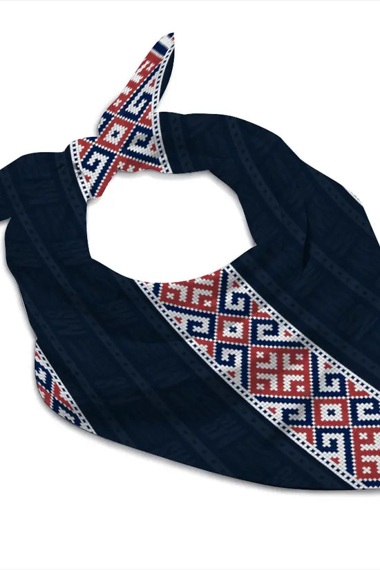 Decoration Soft Silk Thin Satin Dark Blue Shawl - IVORYNN