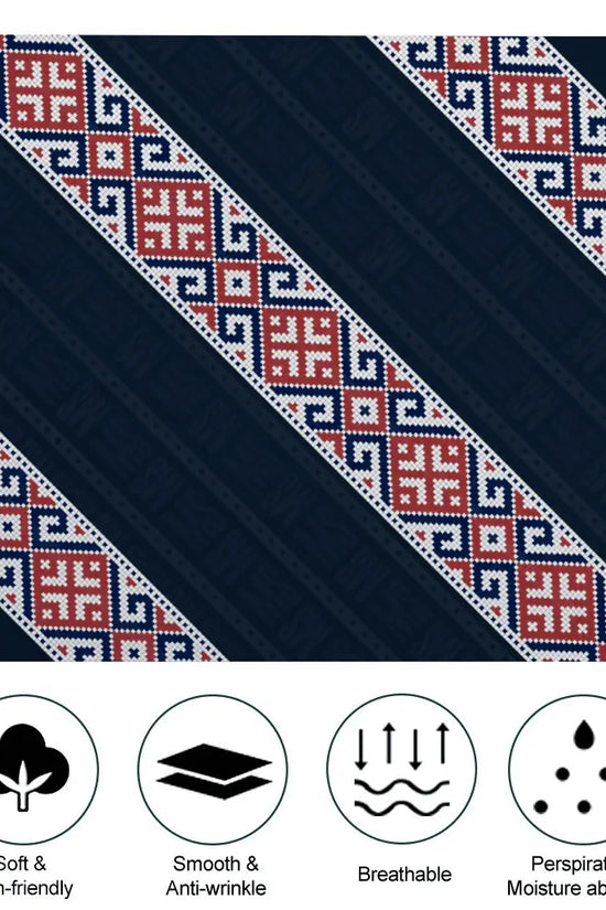 Decoration Soft Silk Thin Satin Dark Blue Shawl - IVORYNN