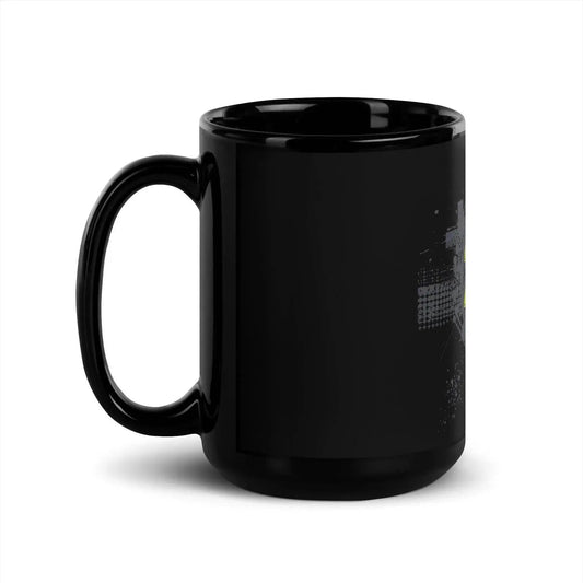 Dubstep Black Glossy Mug - Black