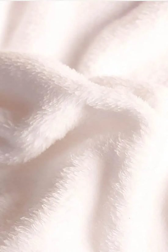 Embroidery Long Sherpa Hooded Blanket - IVORYNN