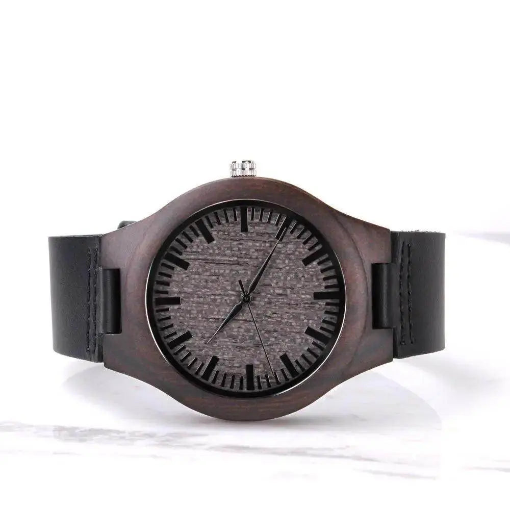 Engraved Wooden Gift Box Watch - IVORYNN