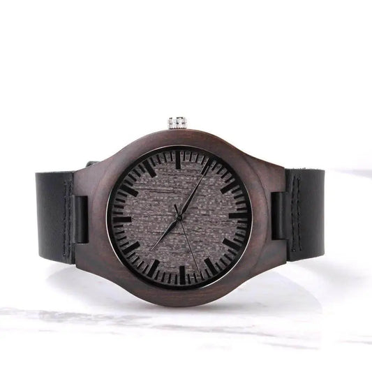 Engraved Wooden Gift Box Watch