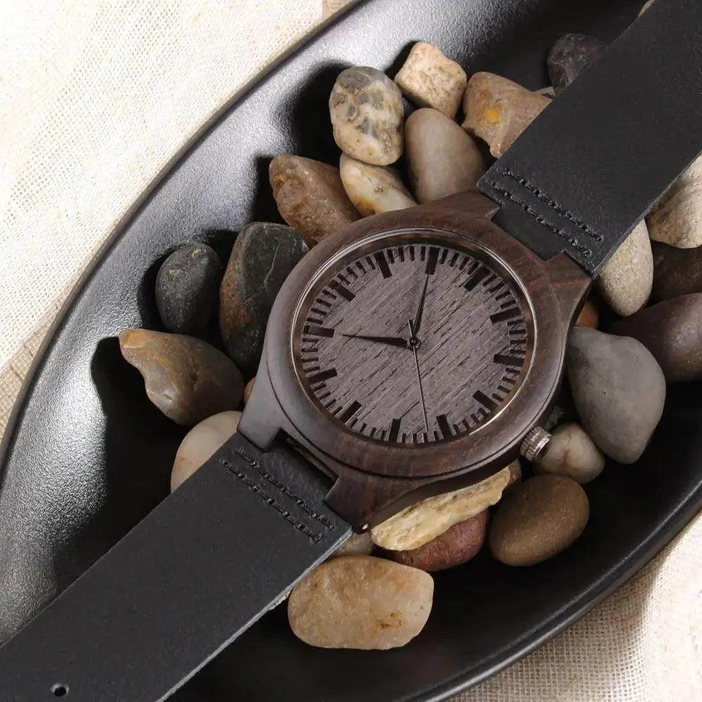 Engraved Wooden Gift Box Watch - IVORYNN