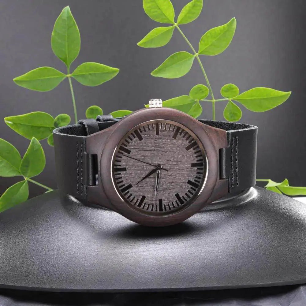 Engraved Wooden Gift Box Watch - IVORYNN