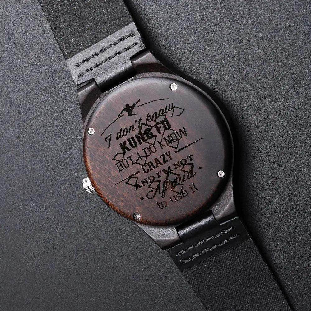 Engraved Wooden Gift Box Watch - IVORYNN