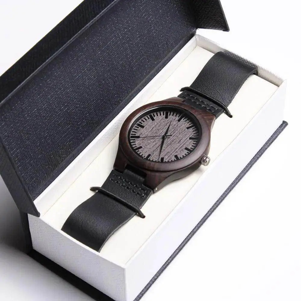 Engraved Wooden Gift Box Watch - IVORYNN