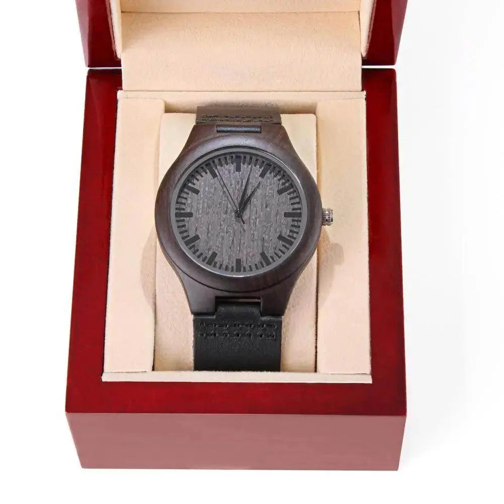 Engraved Wooden Gift Box Watch - IVORYNN