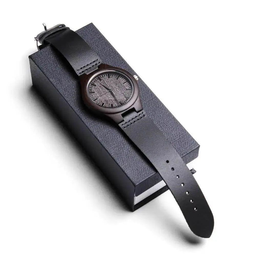 Engraved Wooden Gift Box Watch - IVORYNN