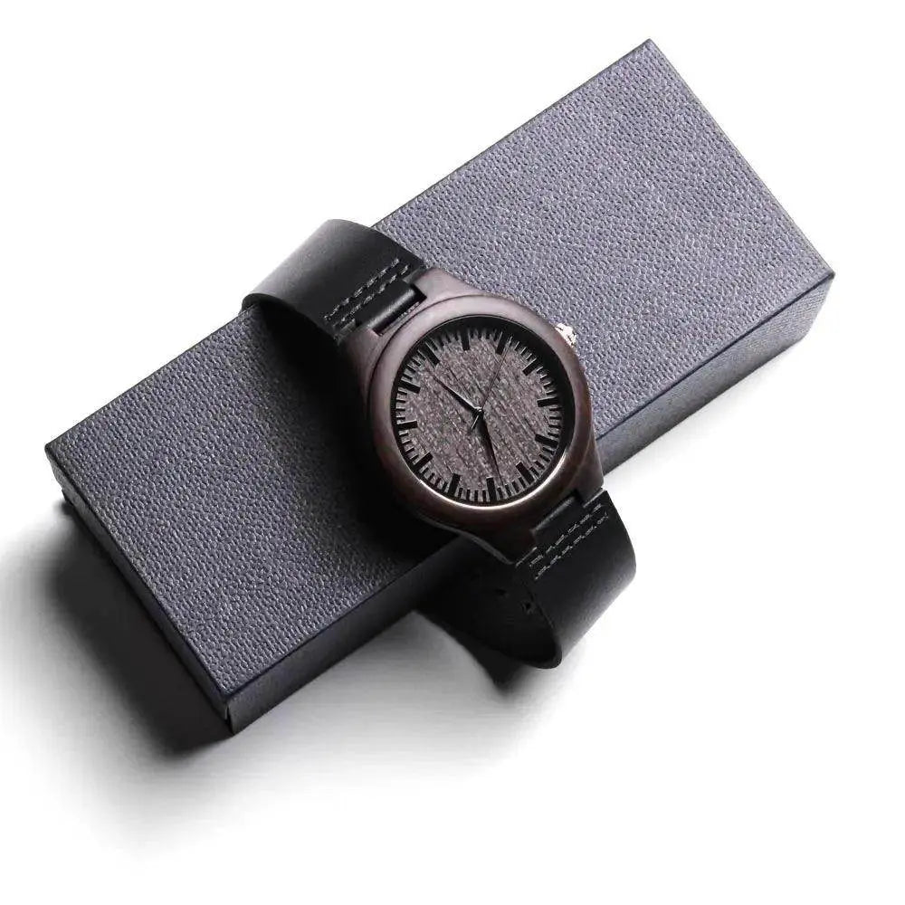 Engraved Wooden Gift Box Watch - IVORYNN