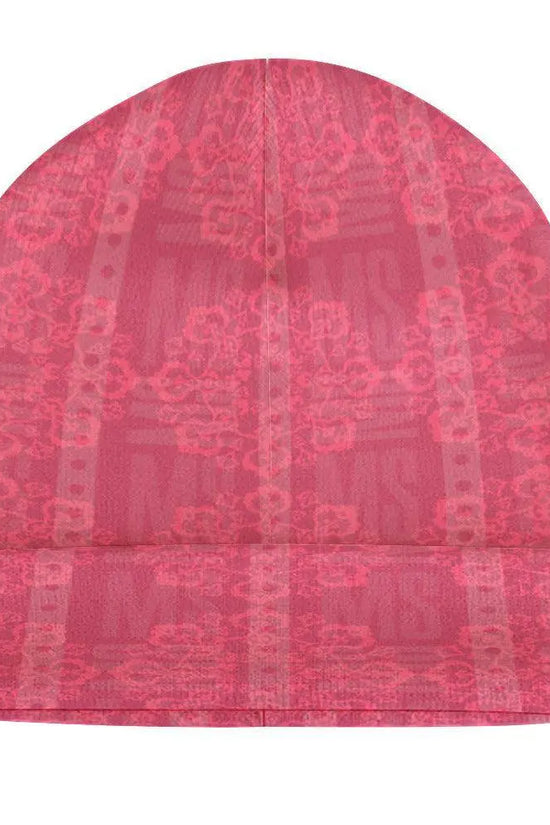 Floral knitted hat - Pink - IVORYNN