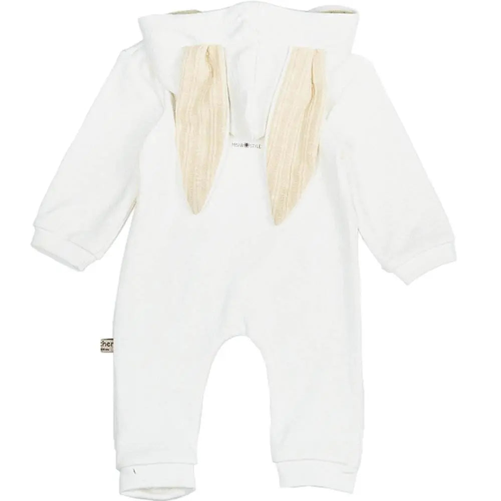 Frame House Baby's Zipper Hooded Rompers - IVORYNN