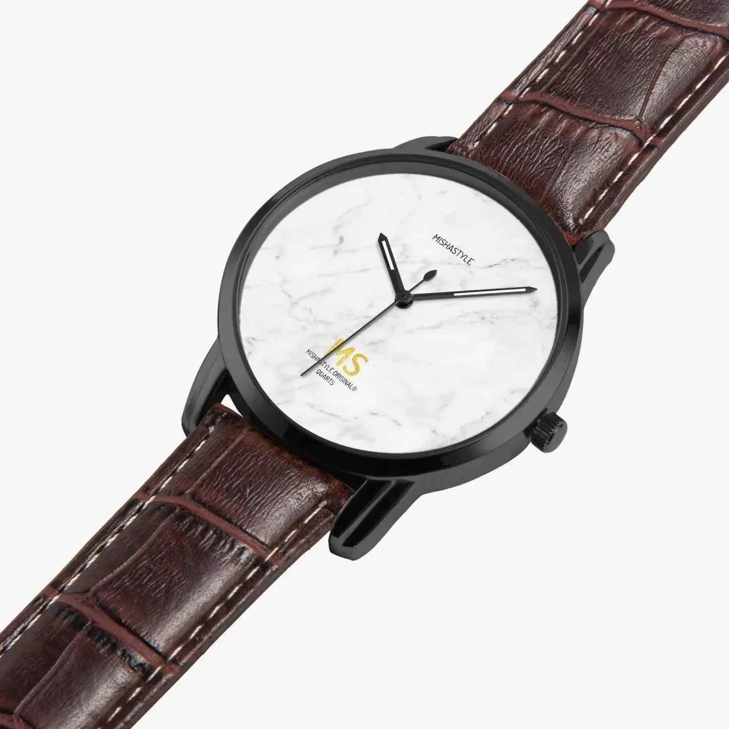 Instafamous Wide Type Marble Quartz watch - IVORYNN