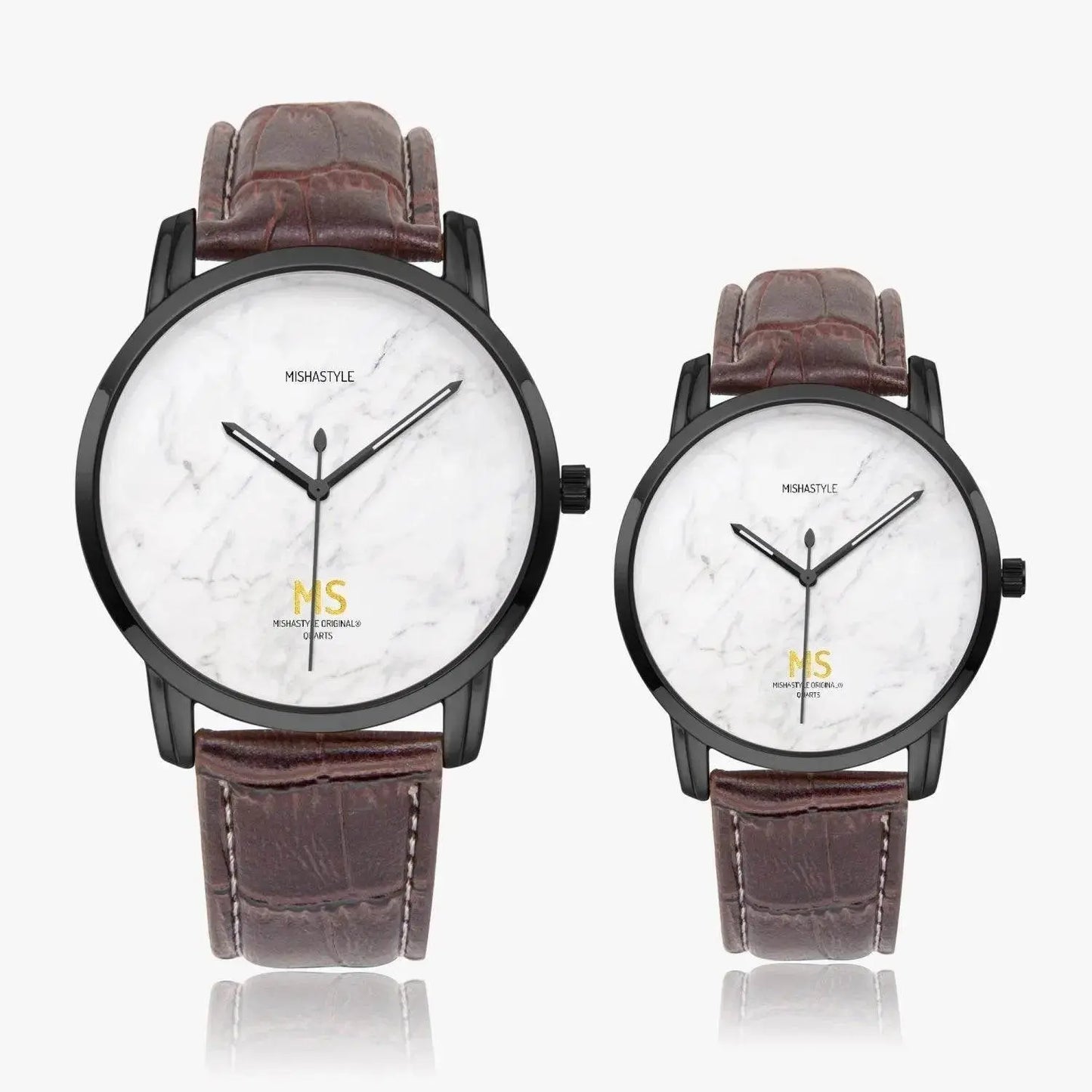 Instafamous Wide Type Marble Quartz watch - IVORYNN