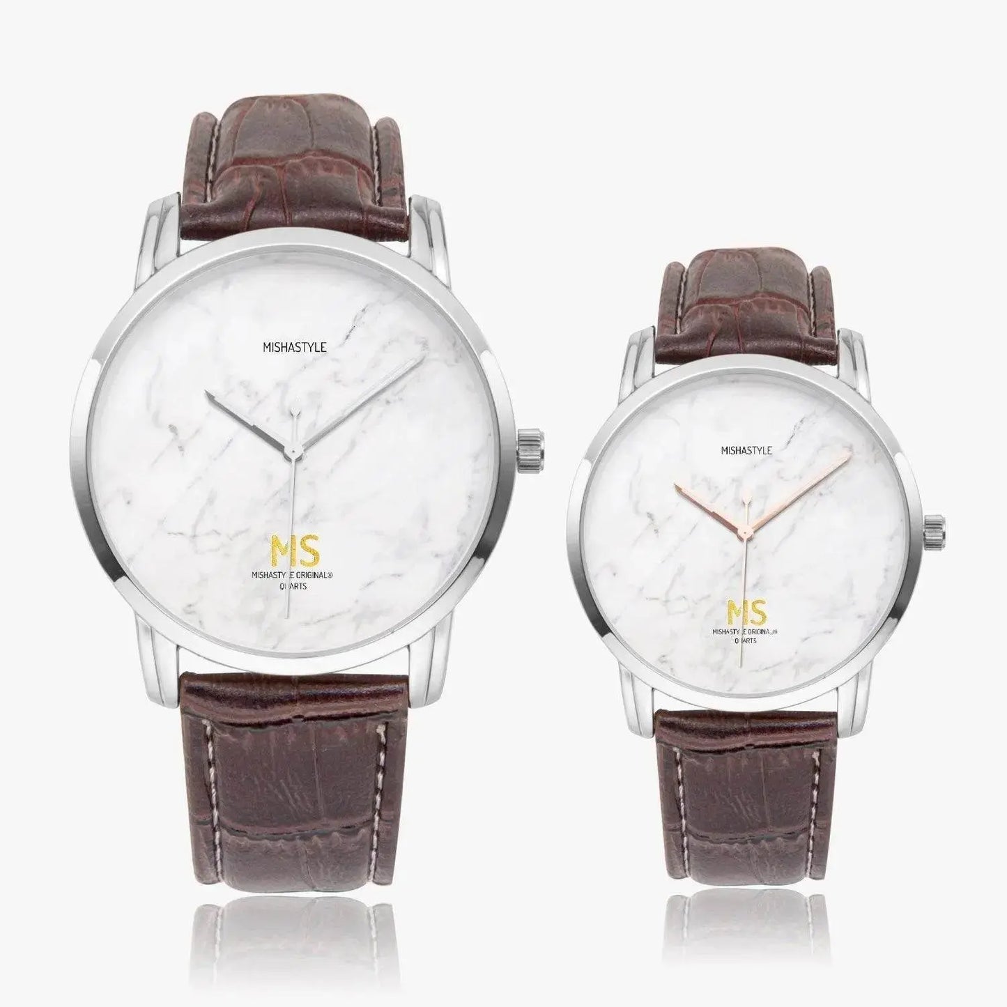 Instafamous Wide Type Marble Quartz watch - IVORYNN