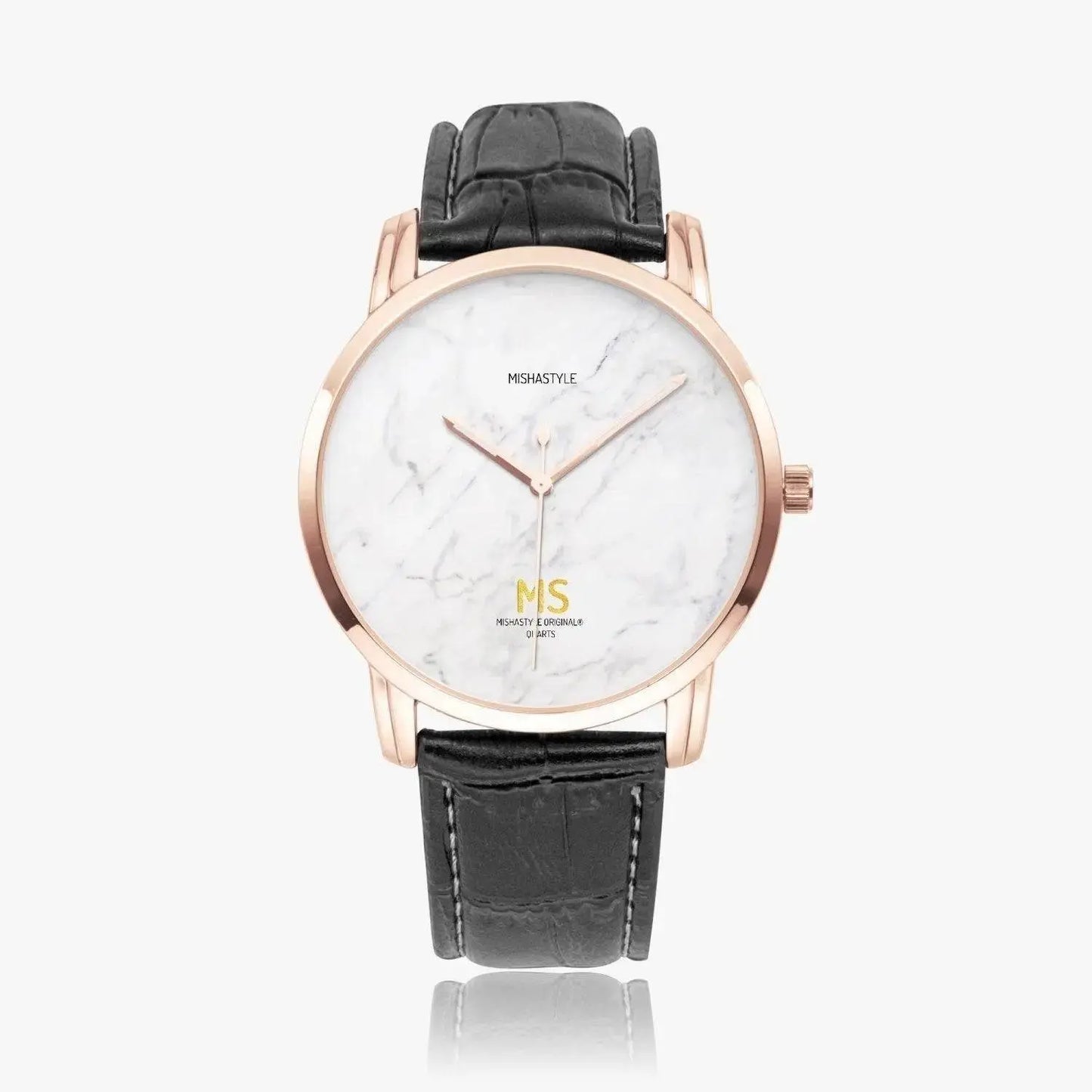Instafamous Wide Type Marble Quartz watch - IVORYNN