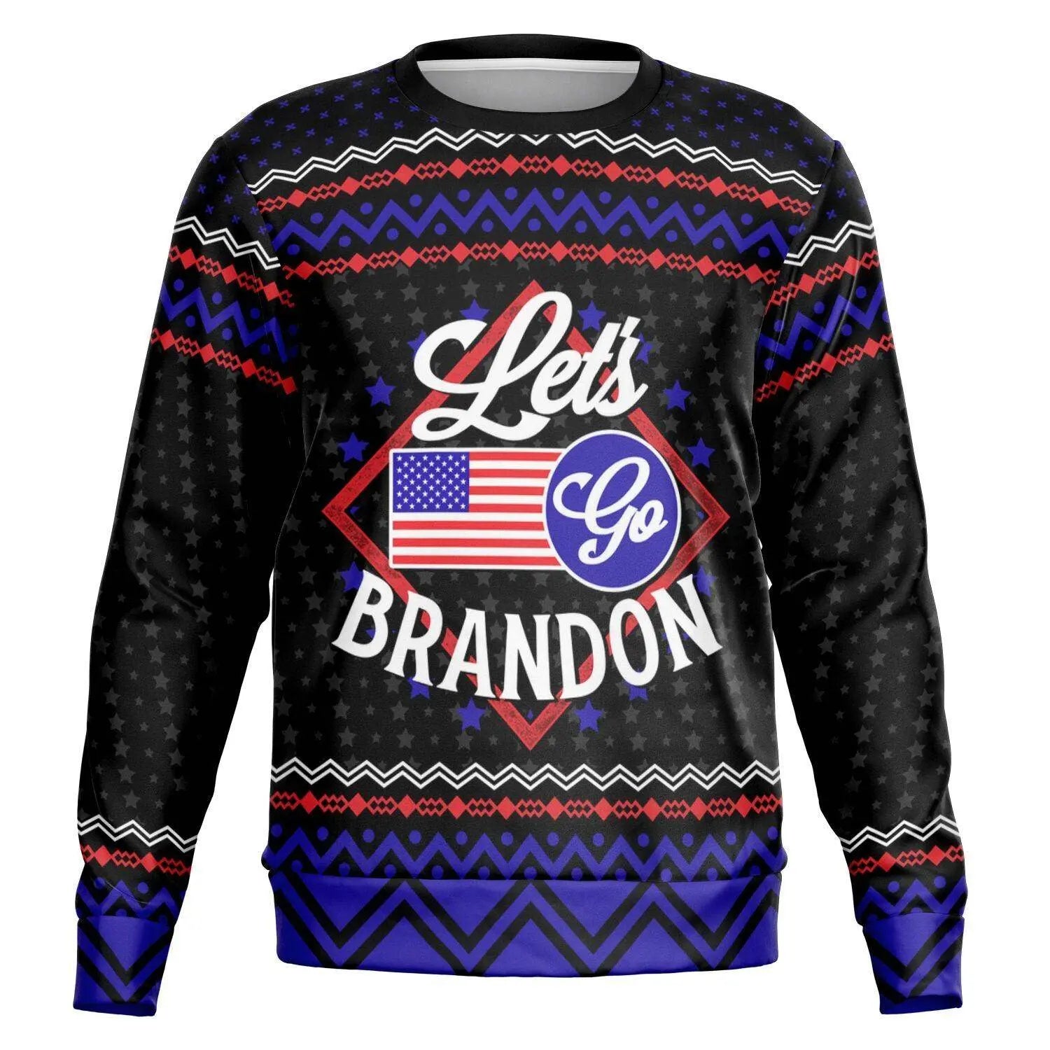 Let's Go Brandon Athletic Sweater - IVORYNN