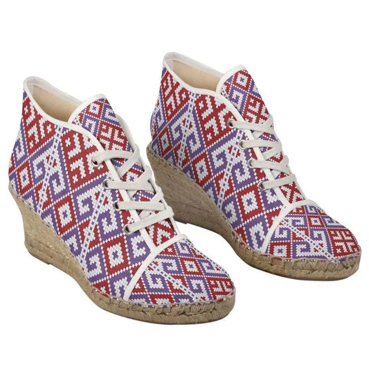Luxury Decoration Heeled Espadrilles