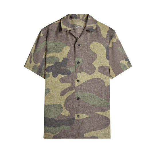 Luxury Short Sleeve Army Shirts - IVORYNN