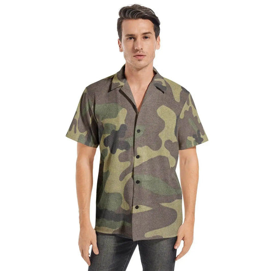 Luxury Short Sleeve Army Shirts - IVORYNN