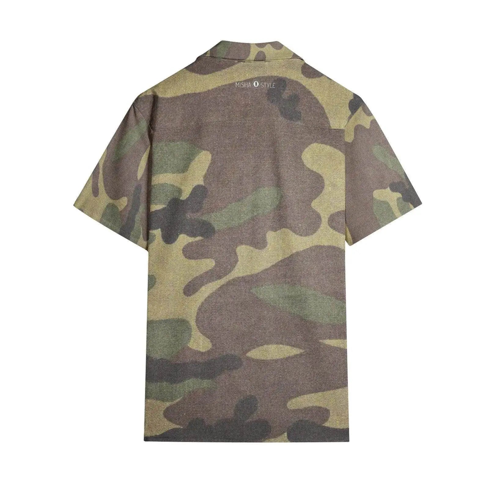 Luxury Short Sleeve Army Shirts - IVORYNN