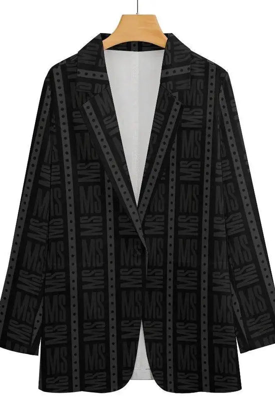 Luxury line Women's Stylish Black Blazer - IVORYNN