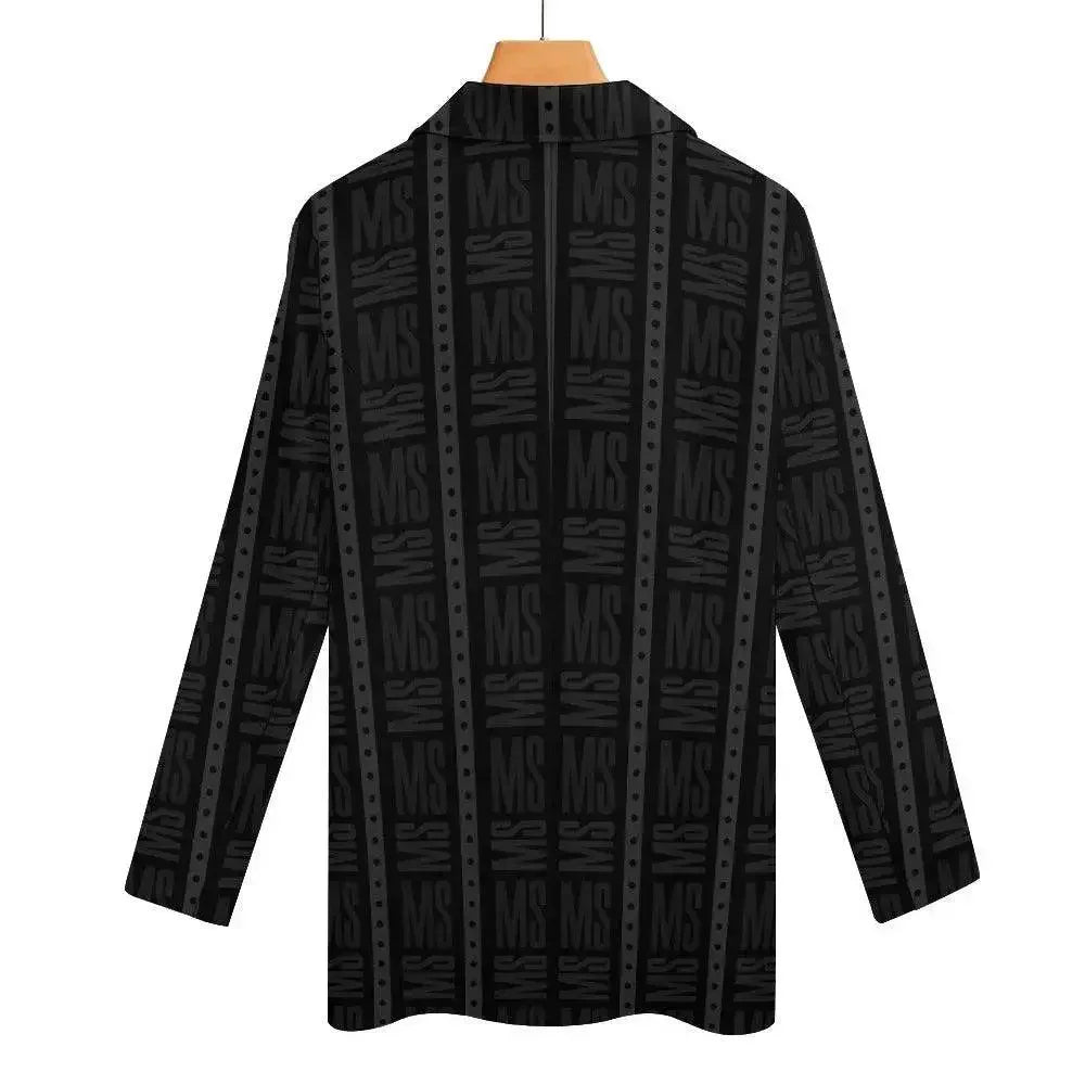 Luxury line Women's Stylish Black Blazer - IVORYNN