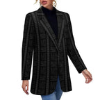 Luxury line Women's Stylish Black Blazer - IVORYNN