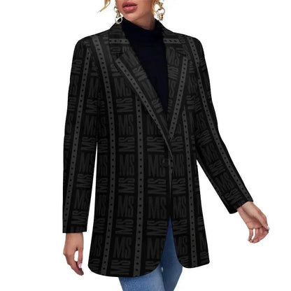 Luxury line Women's Stylish Black Blazer - IVORYNN