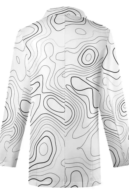 Luxury line Women's Stylish White Blazer - IVORYNN