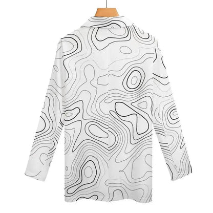 Luxury line Women's Stylish White Blazer - IVORYNN