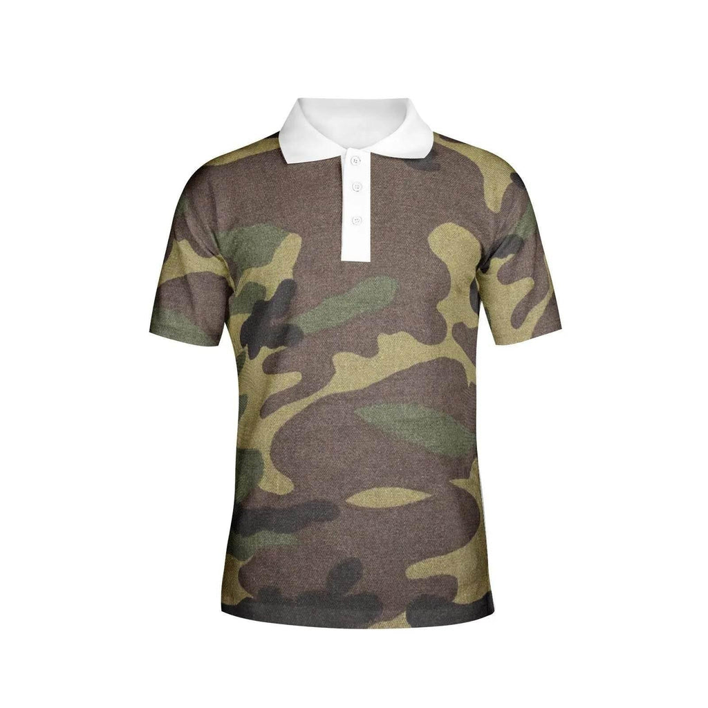 Men's Army Polo Shirts - IVORYNN