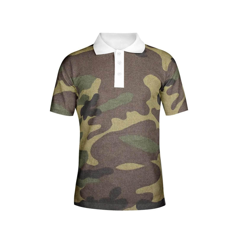 Men's Army Polo Shirts - IVORYNN