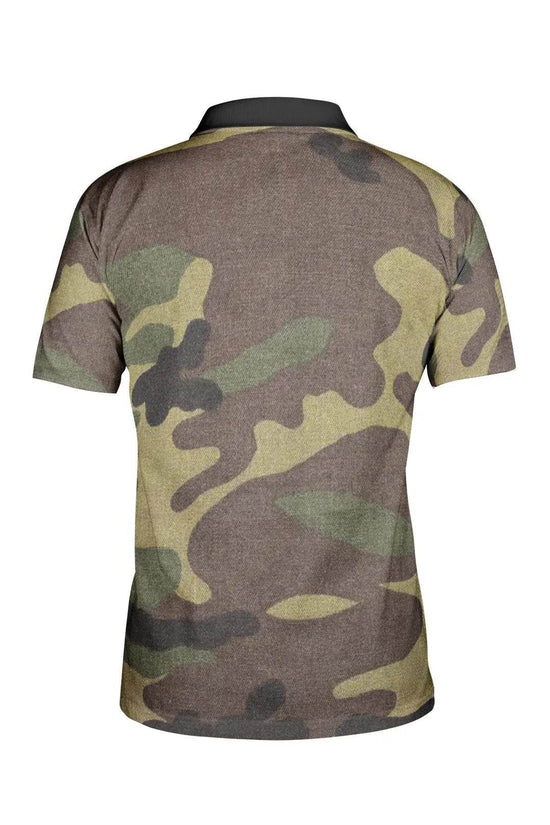 Men's Army Polo Shirts - IVORYNN