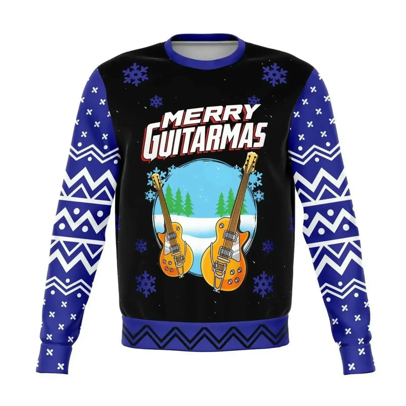 Merry Guitarmas Athletic Men Sweater - IVORYNN