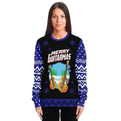 Merry Guitarmas Athletic Men Sweater - IVORYNN