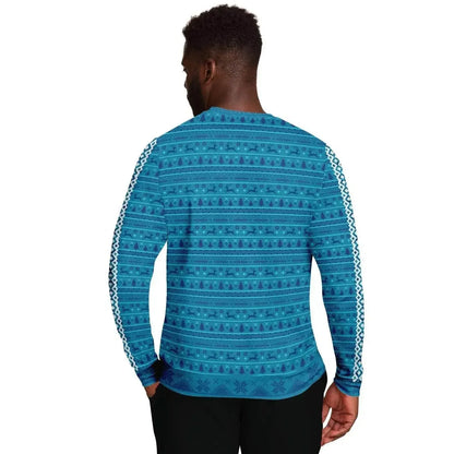 My Gnome Santa Christmas Men Sweater - Turquoise - IVORYNN