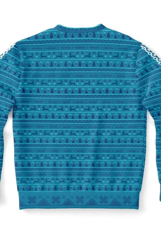 My Gnome Santa Christmas Men Sweater - Turquoise - IVORYNN