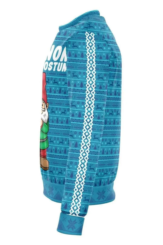 My Gnome Santa Christmas Men Sweater - Turquoise - IVORYNN