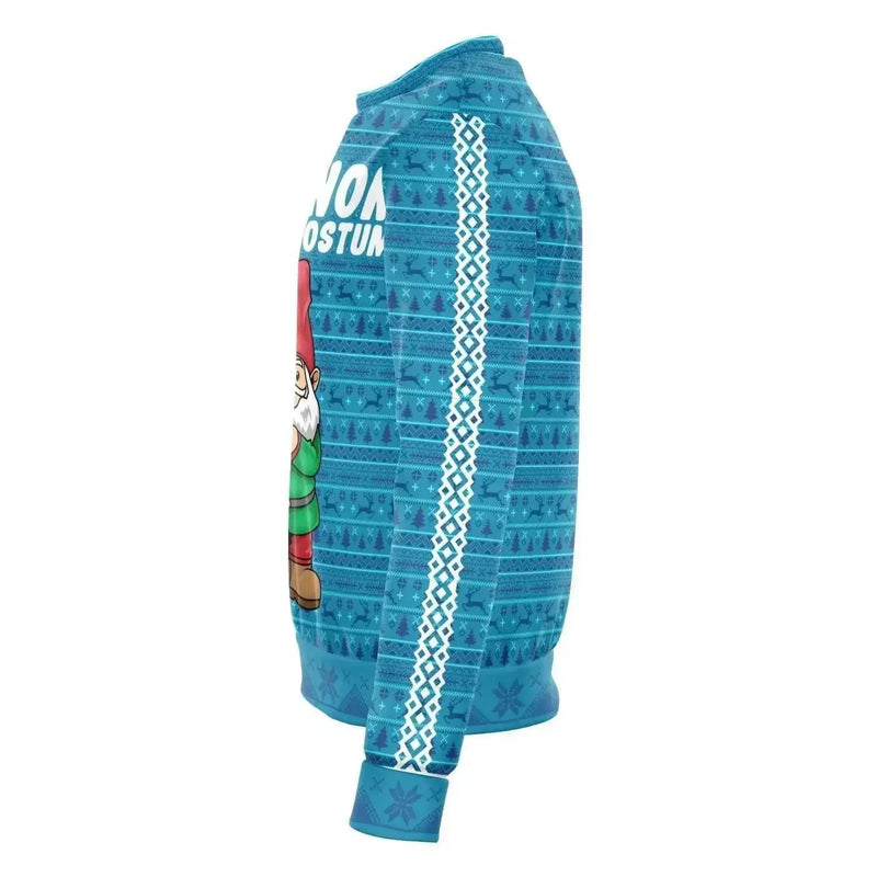 My Gnome Santa Christmas Men Sweater - Turquoise - IVORYNN