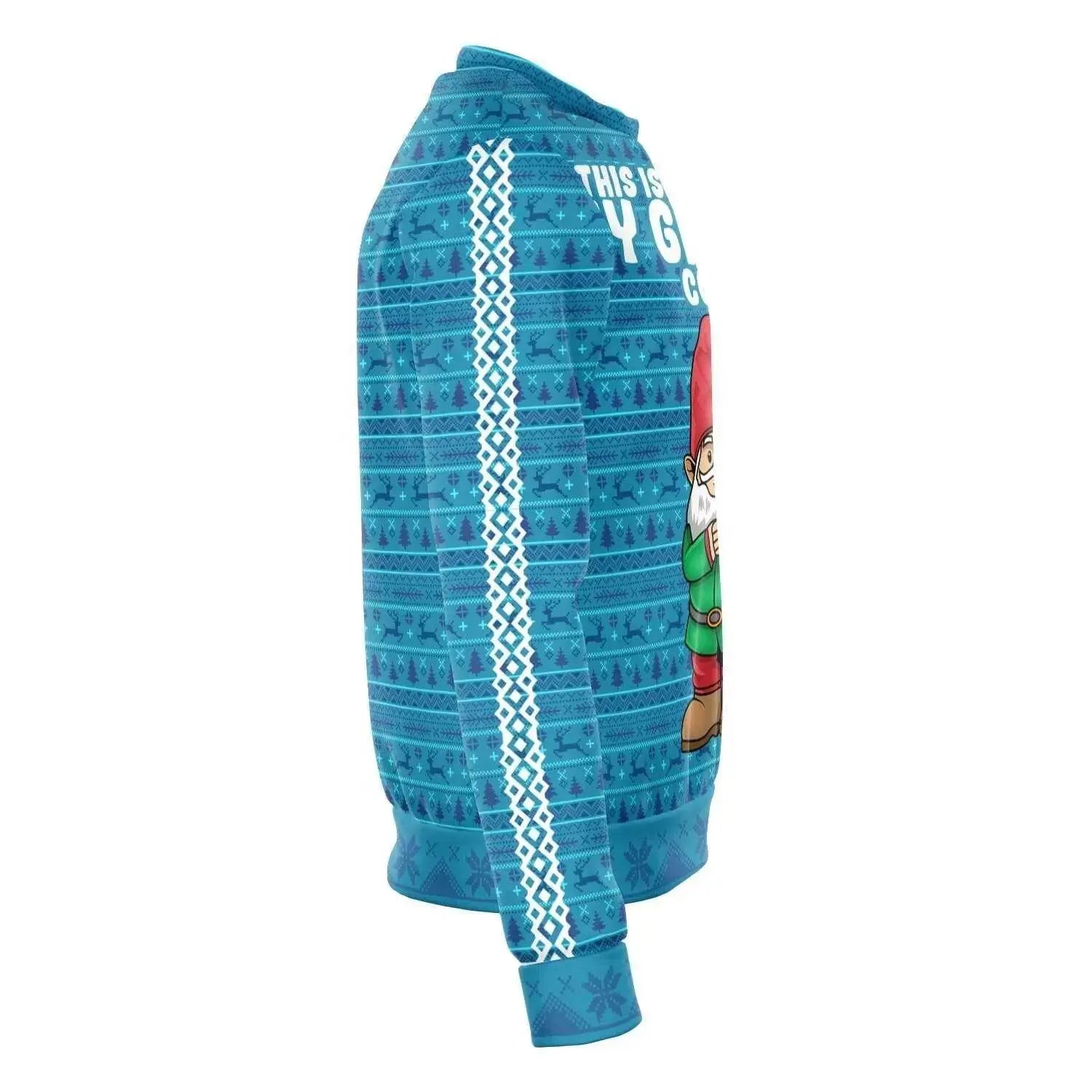 My Gnome Santa Christmas Men Sweater - Turquoise - IVORYNN