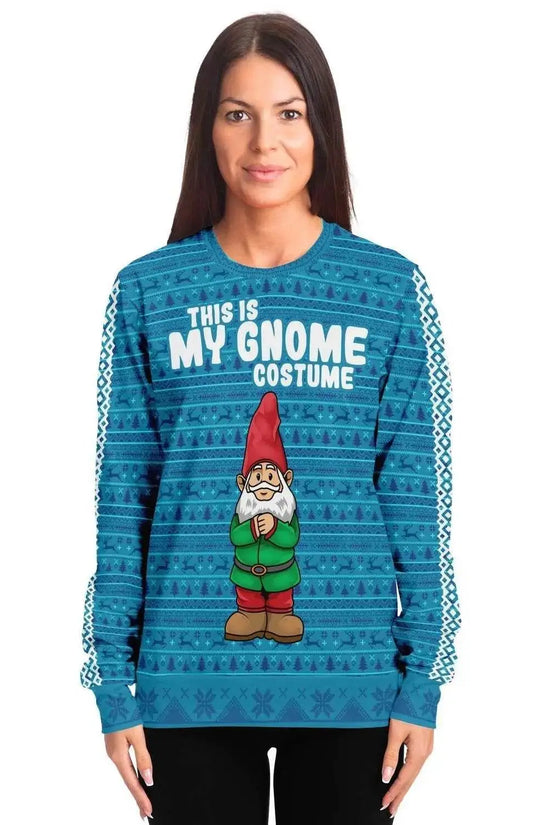 My Gnome Santa Christmas Women Sweater - Turquoise - IVORYNN