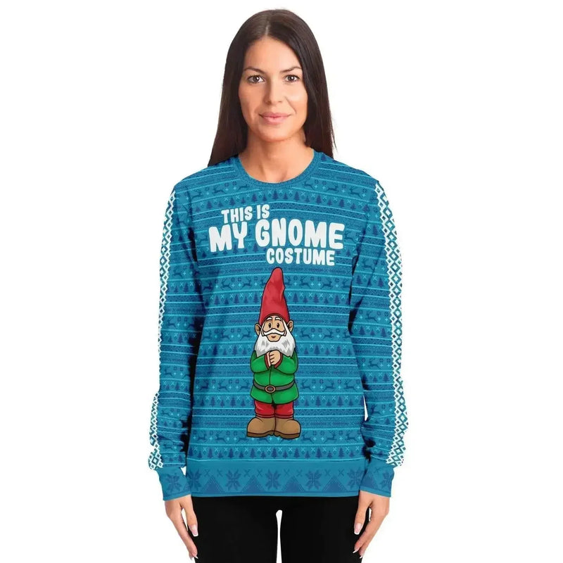 My Gnome Santa Christmas Women Sweater - Turquoise - IVORYNN