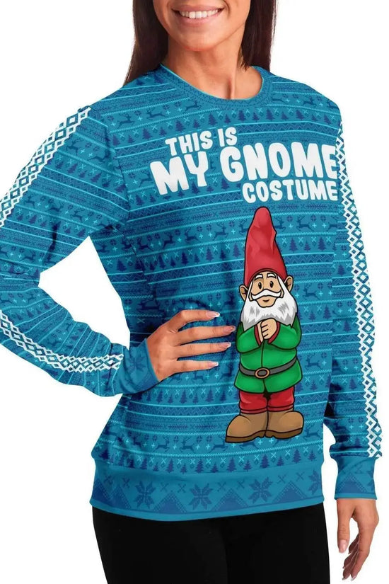 My Gnome Santa Christmas Women Sweater - Turquoise - IVORYNN