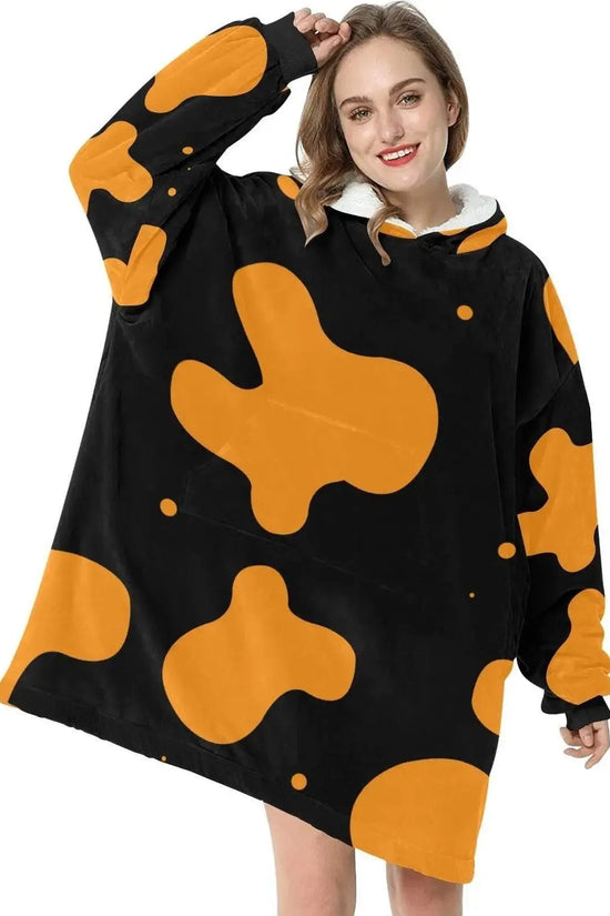 Orange Me Blanket Hoodie - IVORYNN