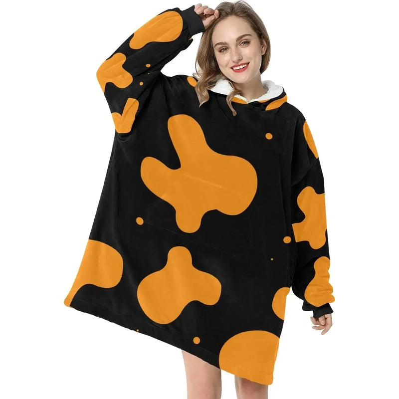 Orange Me Blanket Hoodie - IVORYNN