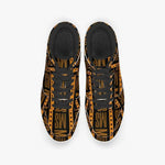 Orange Me Dunk Stylish Leather Sneakers - Men - IVORYNN