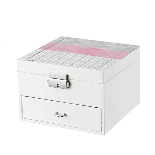 PU Cuboid Jewelry Box - IVORYNN