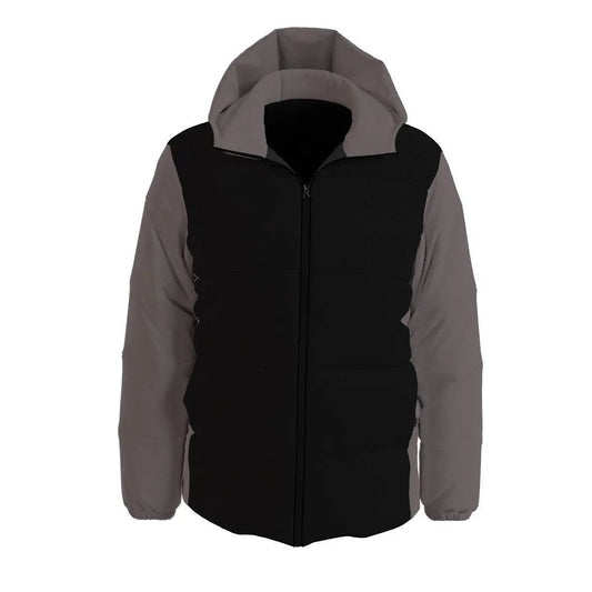 Puff Comfortable Down Jacket - Gray Black - IVORYNN