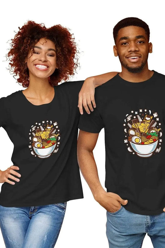 Ramen Couple's Pima Cotton T-shirt - IVORYNN